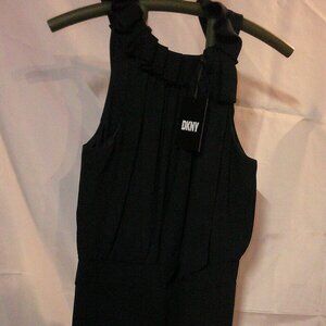 Beautiful DKNY Dark Blue formal dress sleeveless size 2